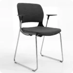 Forum Black Guest Cantilever Chair