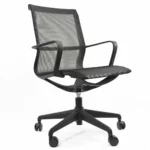 Synapse Black Mesh Meeting Chair