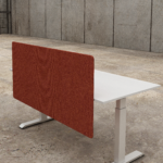 Desk Mounted Screen For Height Adjustable Desk